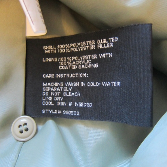 NWT Manteaux Lt Quilt Snap Front Jacket w/Hood - Picture 8 of 8